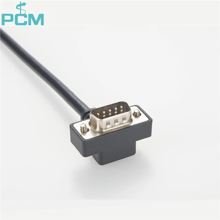 DB9 Male Right Angle Cable