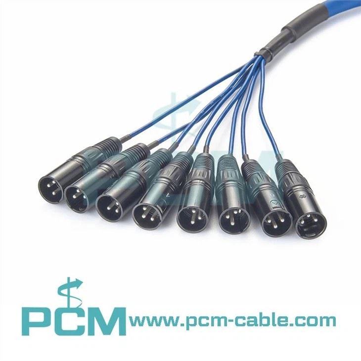 DB25 to 8 XLR Multi Analog Cable
