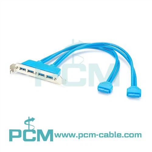20 Pin na 4 porta USB 3.0 kabl za montiranje na panel