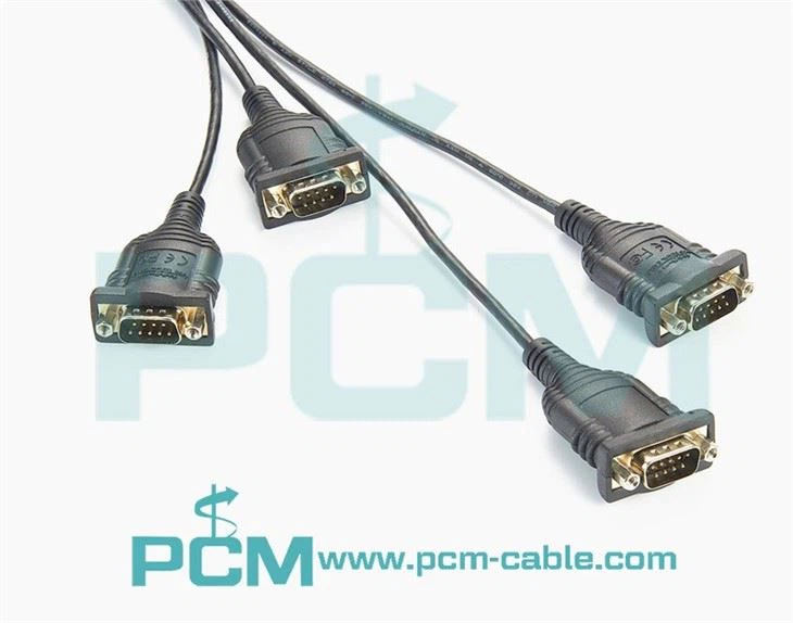 USB To Serial RS232 Adapter 4 Port