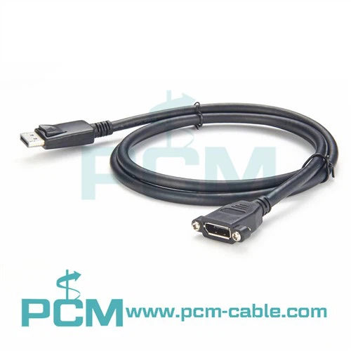 DP DisplayPort muški-ženski produžni kabel za montažu na ploču