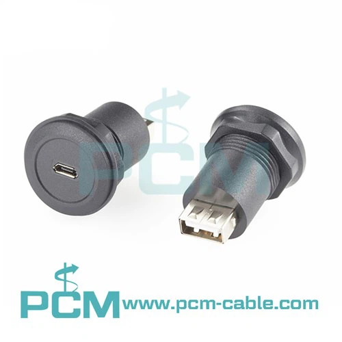Micro USB na USB adapter za okrugli panel