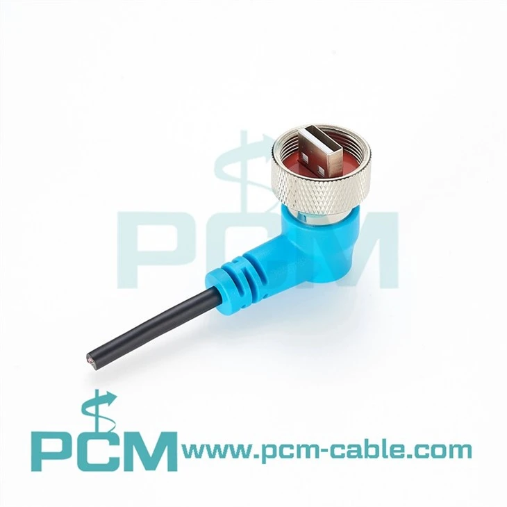 Copper Plated Waterproof USB Cable 90 Degree