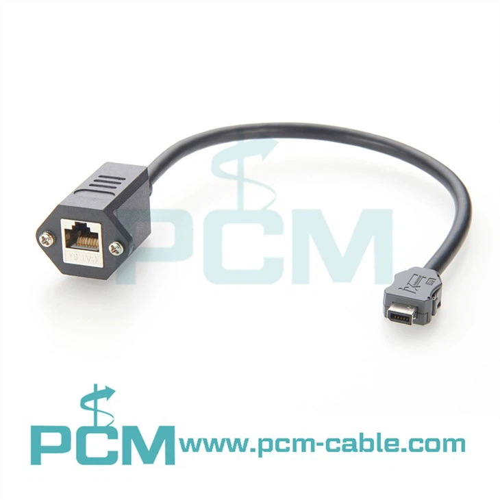 IX Industrial Category 6a Ethernet Cable, IX A Key to RJ45 socket
