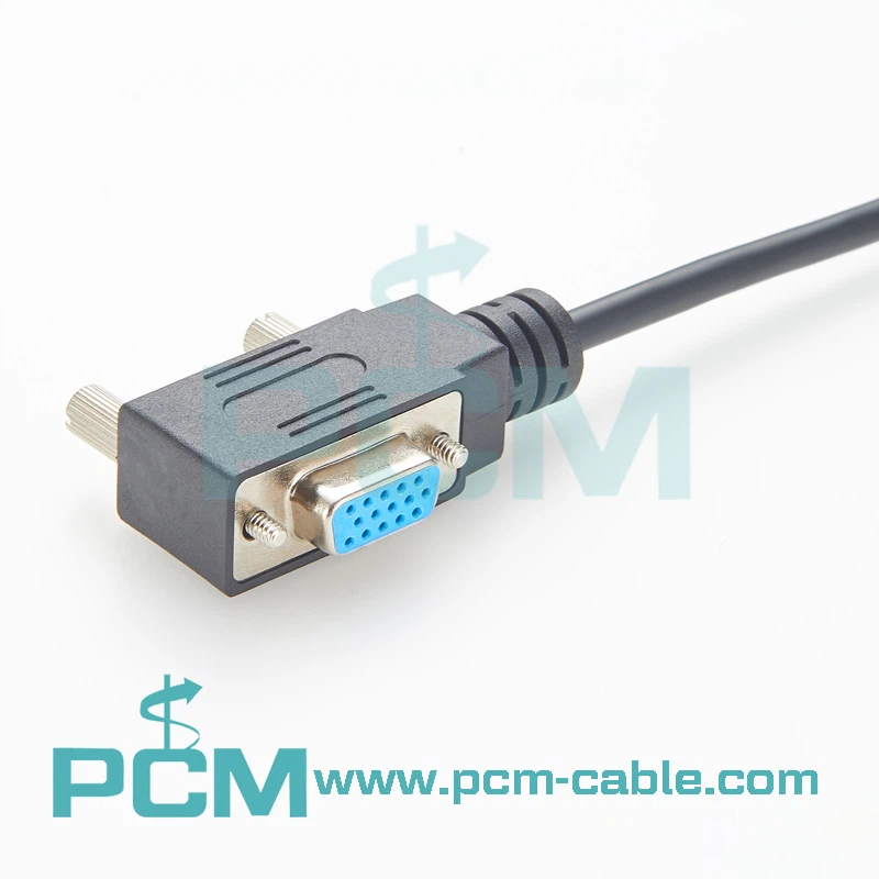 right angle VGA monitor cable right angle VGA monitor cable