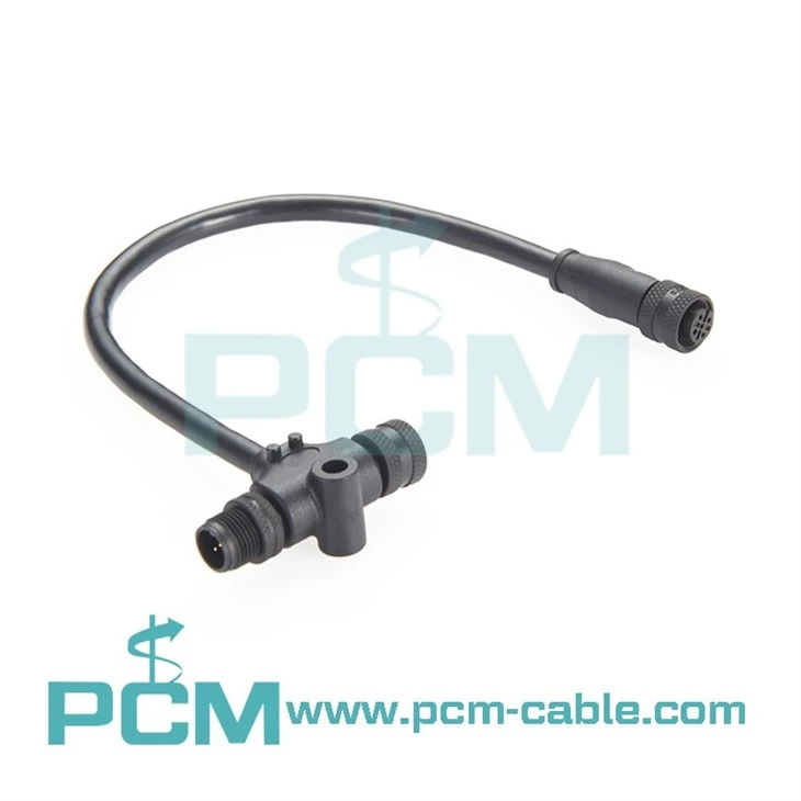 M12 Power Tap T-Cable