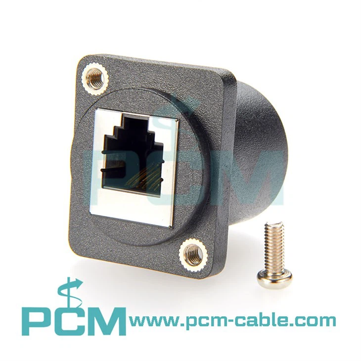 RJ12 Shielded Feed-Thru Connector