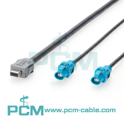 Automobilski Ethernet kabel IX za dvostruki H-MTD ženski kabel